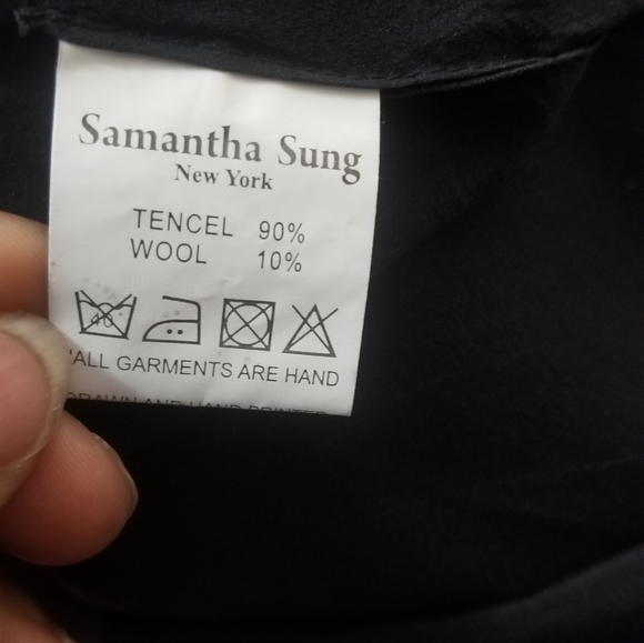 Samantha Sung Peplum 3/4 Sleeve Dress - Picture 7 of 10